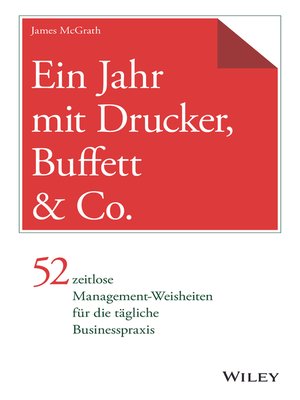 cover image of Ein Jahr mit Drucker, Buffett & Co.